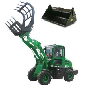 Price China CE Compact Wheel Loader with Wide Tires for Farm / Agricultural Need