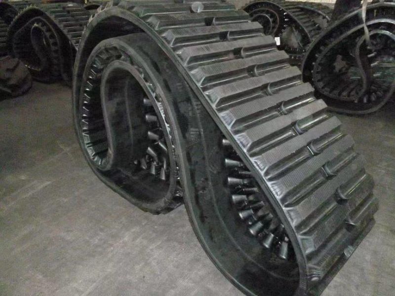 800X150X77 Morooka Machine Dumper Tracks Excavator Track Rubber Track for Morooka Mst2500 Vdr3500