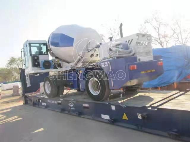 Self Loading Diesel Portable Concrete Mixer Machine with Pump Truck to Make Concrete Blocks with Lift Concrete Mixer Truck