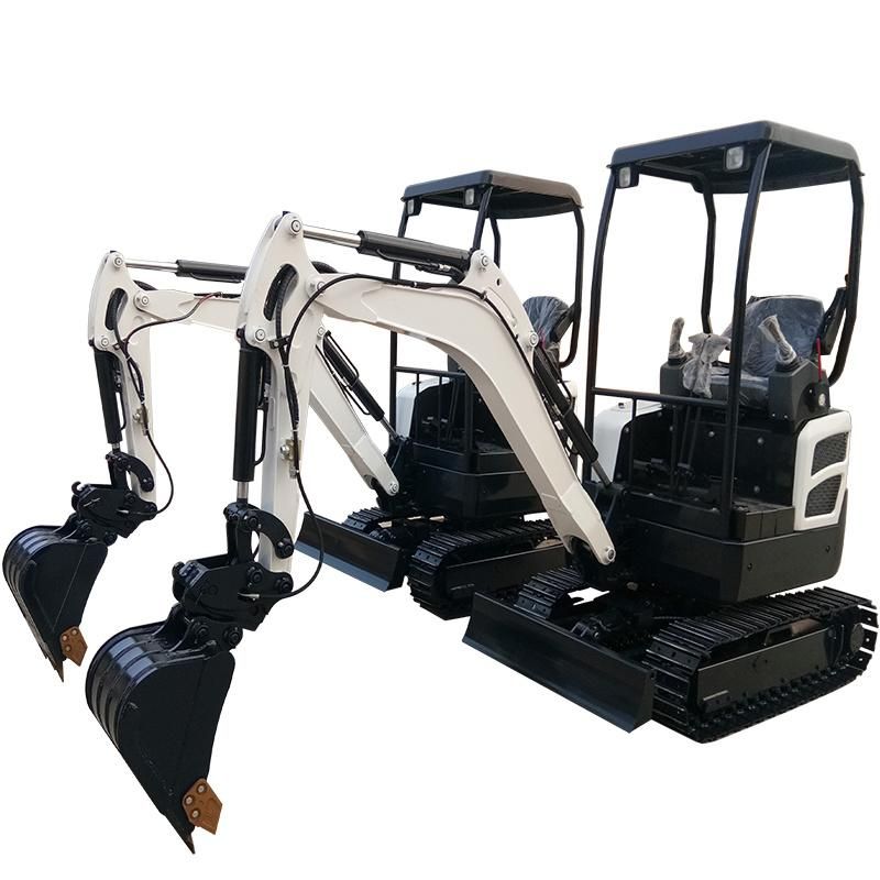 2 Ton Chinese Hydraulic Crawler Mini Excavator for Sale Small Micro Digger Machine Discount Price