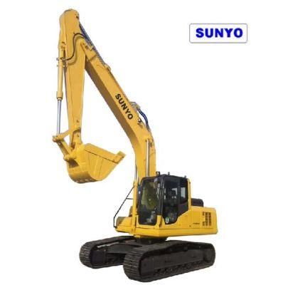 Famous Sy215.9 Excavator Sunyo Brand with Cummins Engine, 0.93 Bucket. 21.5 Tons. Hot Sale for Clients