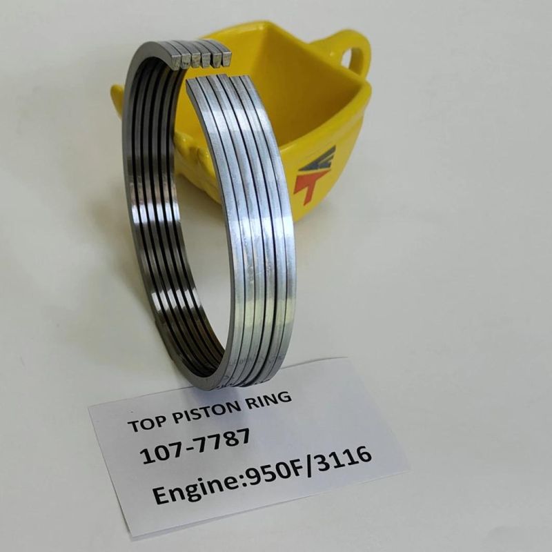 High Quality Diesel Engine Mechanical Parts Piston Ring 107-7787 for Wheelloader 950f Engine 3116 Generator Set