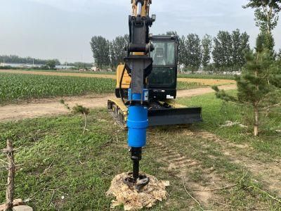 Forestry Machinery Wood Stump Cutter Excavator Stump Planer