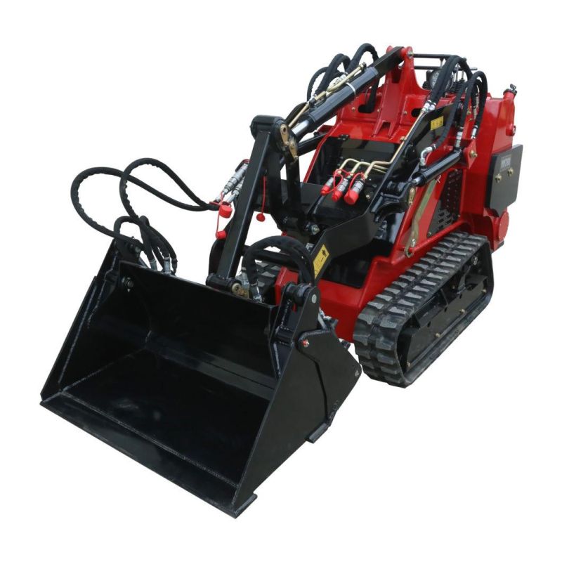 Compact Tracked Stand on Mini Skid Steer Loader Mmt80 for Sale