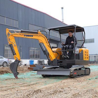 China Crawler Excavator 3.5 Ton Long Arm Hydraulic Excavator