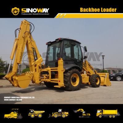 7.5 Ton Backhoe Wheel Loader 4X4 Drive Backhoe Loader for Digging