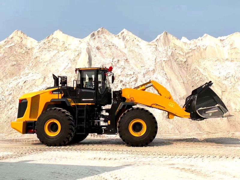 China High Efficiency 9 Ton Wheel Loader 890h with Attachments