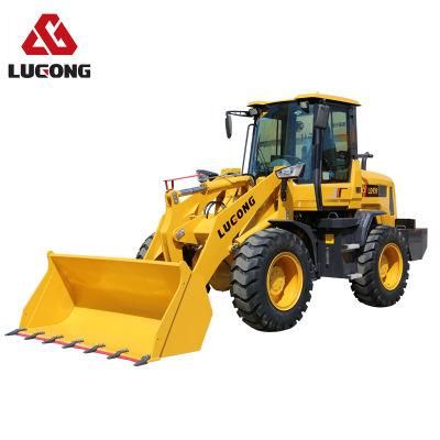 Lugong 2.2ton Generation Agricultural Machinery Construction Mini Wheel Loader (CE)