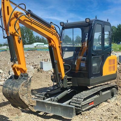 Chinese Manufacturer Kubota Engine Excavation Equipment 3ton Mini Digger Machine Crawler Excavator 2ton Small Digger Price