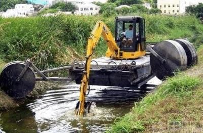 8ton 55kw Hydraulic Crawler Amphibious Excavator