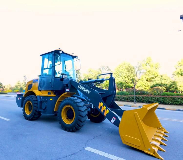 XCMG Official Wheel Loaders Lw200kv 2 Ton Mini Tractor Front Loader for Sale
