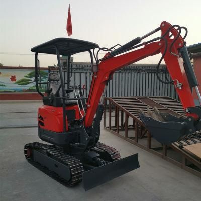 Durable EPA Euro 5 Steel Track 2 Ton Mini Digger Excavator