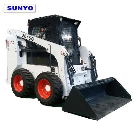 Jc45 Skid Steer Loader Is Sunyo Brand as Wheel Loaders, Mini Excavator, Backhoe Loader, Construction Equipment