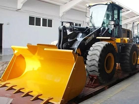 Promotion Price Log Grapple Front End Hydraulic Wheel Loader Lw550fn with 5.3t Rated Loading Capacity and 3m³ Bucket Load