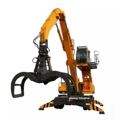High Rise Mobile Tyre Mounted Material Handler Price