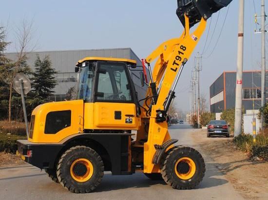 Lutong Mini Front Wheel Loader 1.2 Ton Lt918