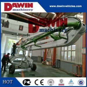 18m Trailer Hydraulic Spider Mobile Concrete Pump Placing Boom with CE