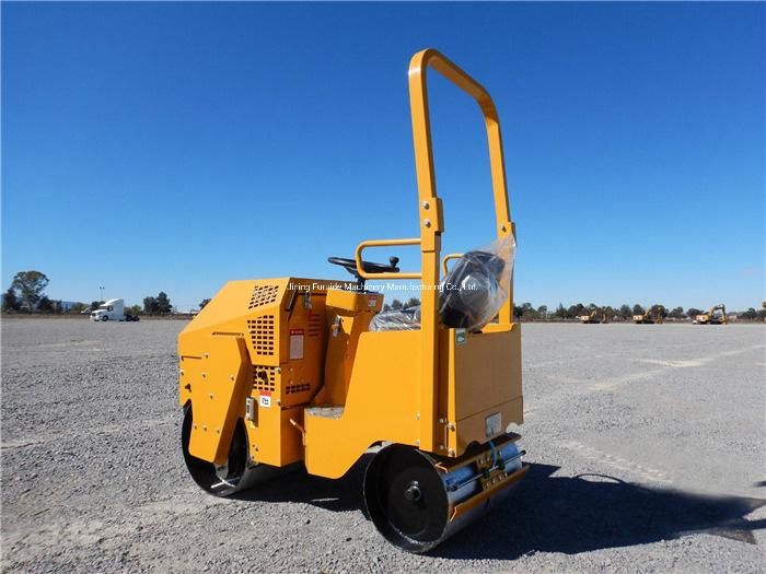 800kg Double Drum Mini Compactor Road Roller for USA and Europe