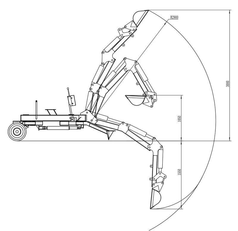 Easy Landscaping and Digging, Towable 9HP ATV Backhoe Digger