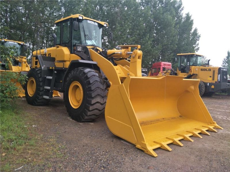 Large Operation Space Sdlg LG958f 5 Ton Front End Wheel Loader