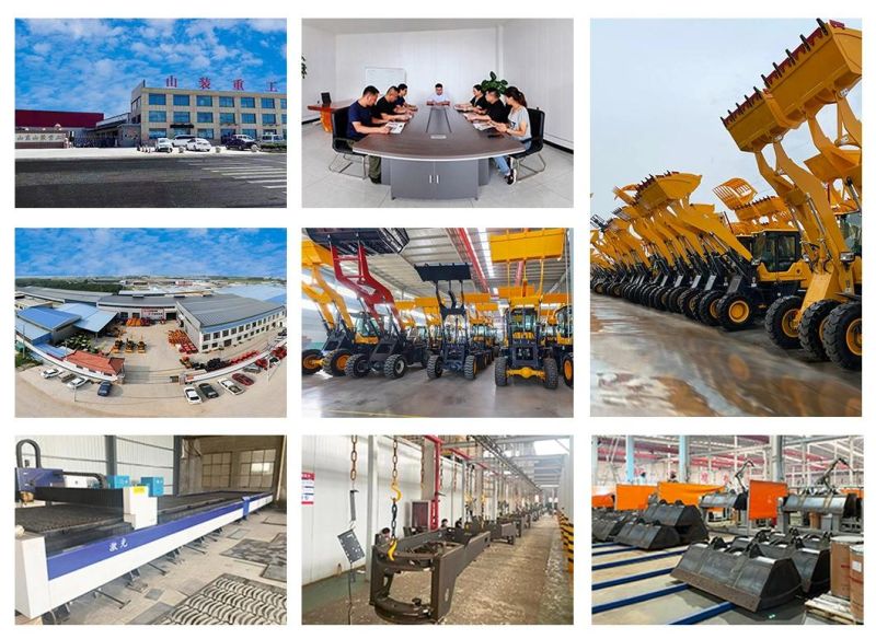 Mine 1.2ton Customized Hydraulic Compact Type Front Unload Construction Equipment Mini Wheel Loader with 4WD