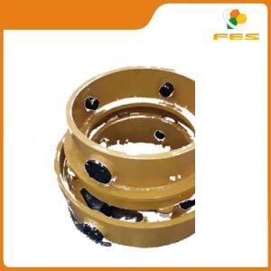 Orange-Brown Foundation Engineering Clamp as Casing Drive Adapter Parts