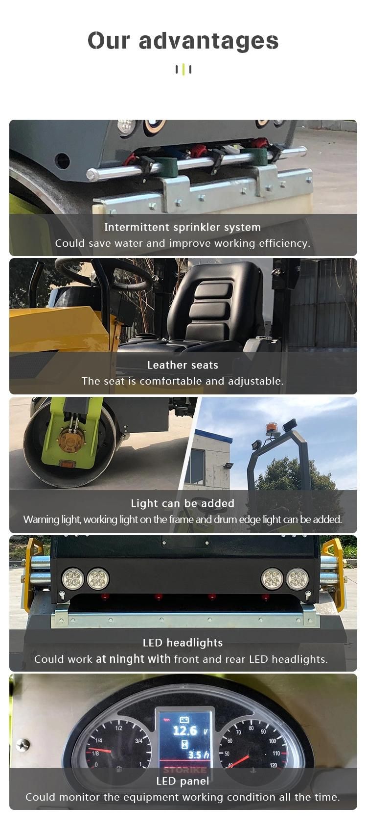 Cheap Price Rubber Tire Asphalt Roller for Sale