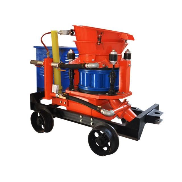 Pz-3 Dry Mix Concrete Jet Shotcrete Machine with Rail Wheel