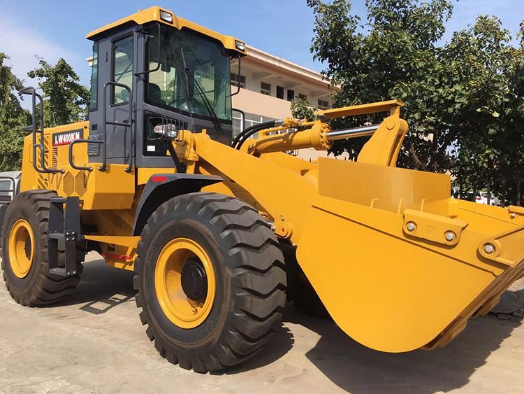 Official Construction Machinery 4 Wheel Drive Mini Lw400kn Loader in Stock for Sale