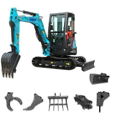 2 3 Ton Excavator Mini Digger Backhoe Excavator for Sale China Mini Digger Suitable for Pipeline Construction