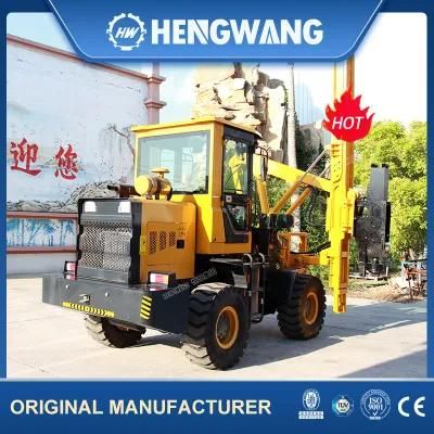 Highway Guardrail Wheel PV Pile Driver for Sale