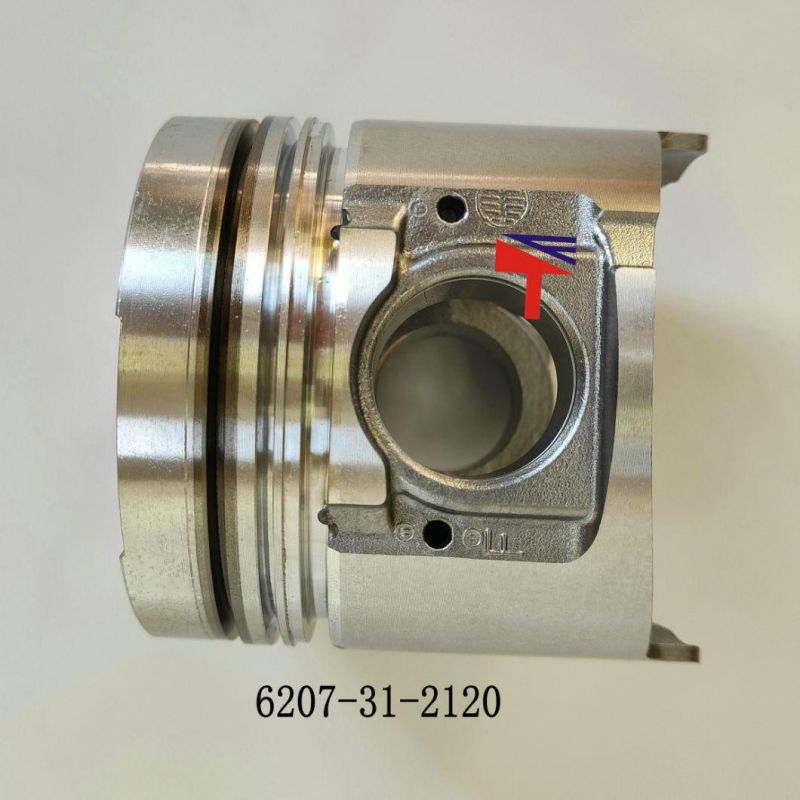 High-Performance Diesel Engine Engineering Machinery Parts Piston 6207-31-2120 for Engine Parts S6d95L Generator Set