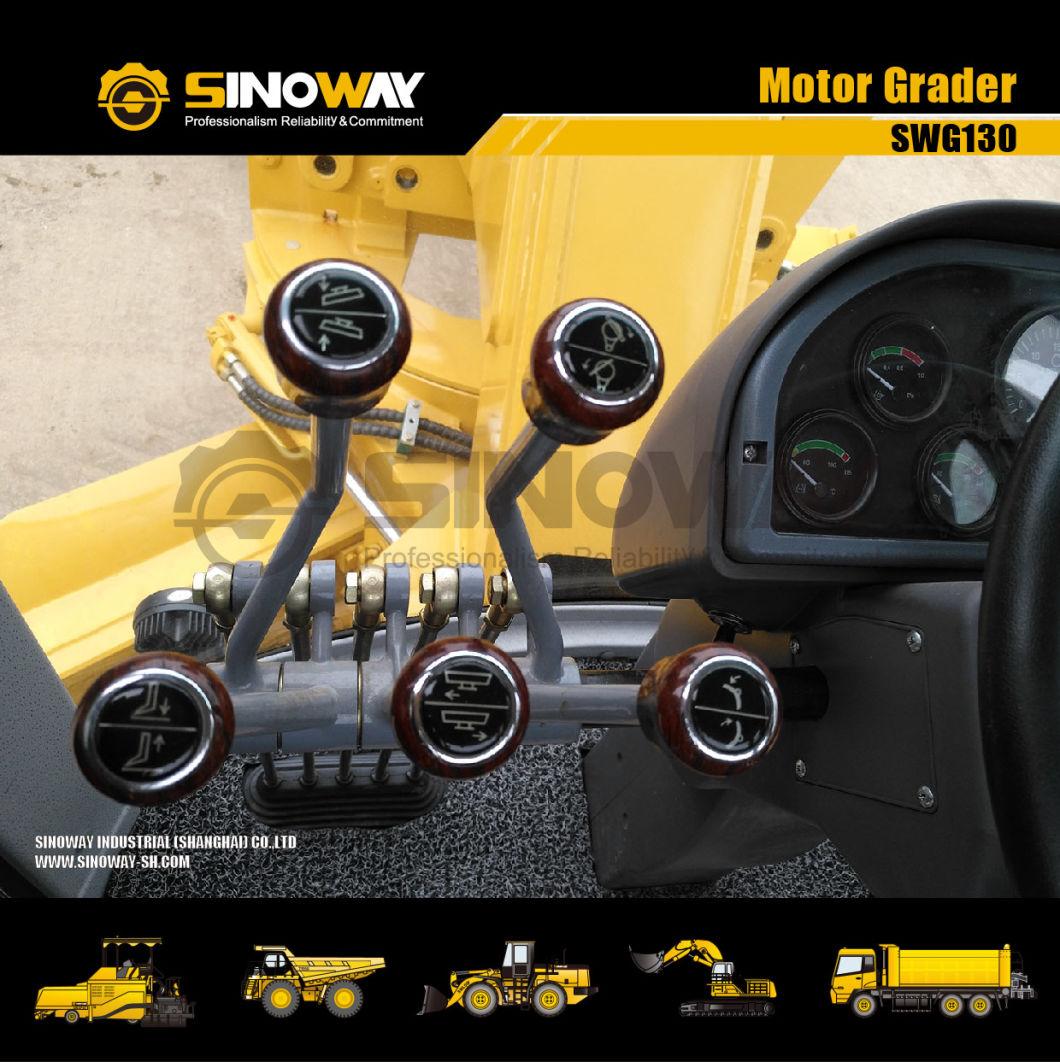 Sinoway Gr130 Mini Motor Grader 130HP Road Grader Price