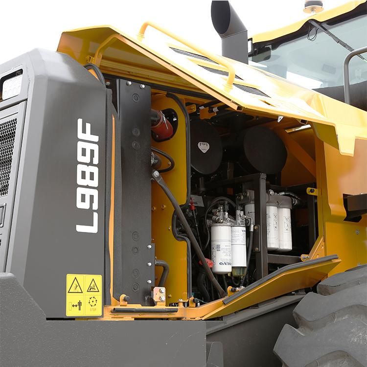 Sdlg L989f 8 Ton Chinese Reliability in Action Wheel Loader with Imported Engine