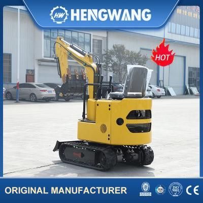 Flexible Rotation Walking Remote Control Backhoe 1ton Mini Excavators with Good Price