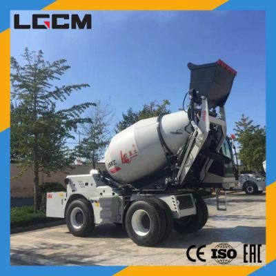 Lgcm Construction Equipments 3.0cbm Mobile Concrete Cement Mixer with Electric Scale