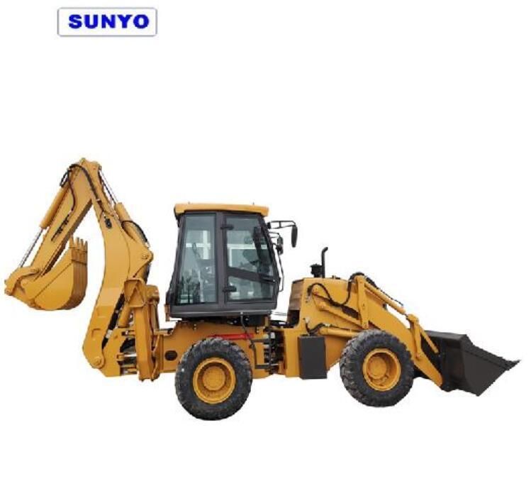 Sunyo Backhoe Loader Wz30-25 Model Is Mini Wheel Loader and Excavator as Best Construction Equipment