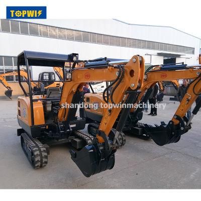 Cheap Mini Excavator Smallest 0.8ton 2ton Made in China CE Hydraulic Digger for Sale