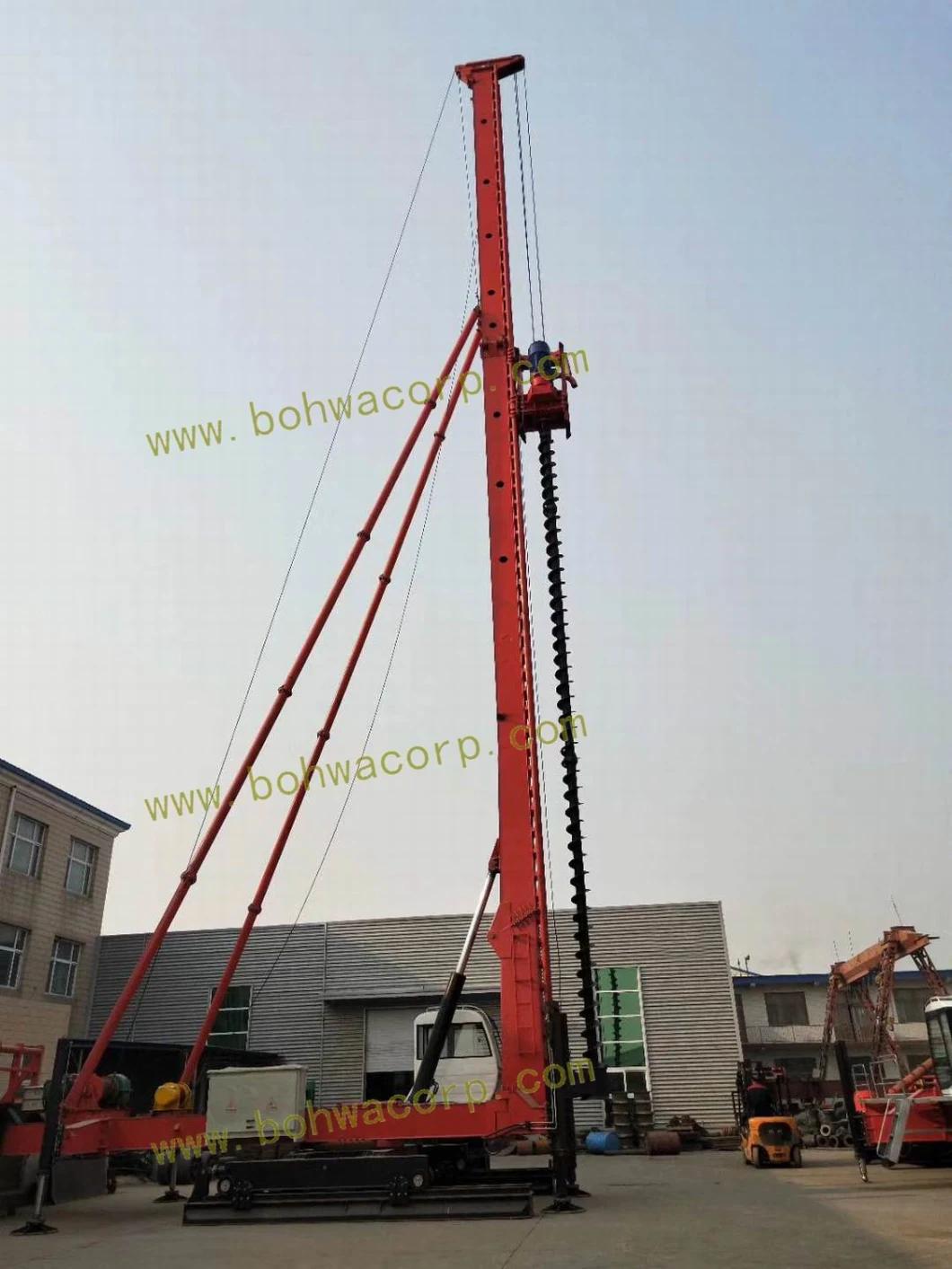 Hydraulic Rotary Auger Drilling Machine for Construction Piles Driving