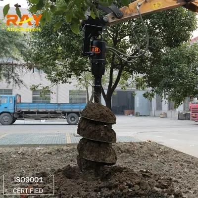 Tree Planting Mini Excavator Sand Clay Rock Bit Ground Drilling Machine for Sale