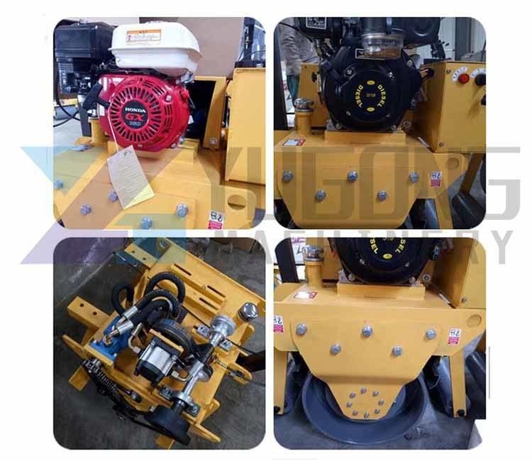 Diesel Ride Driving Pedestrian Vibratory Road Roller