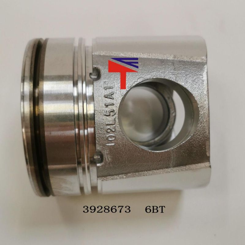 High Quality Diesel Engine Mechanical Parts Piston 3928673 for Engine Parts PC200-6-7 S6d102 6bt Generator Set