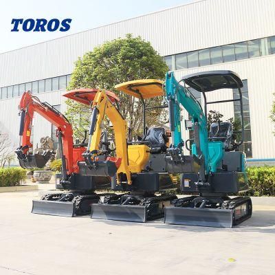 1200kg Chinese Excavator Daftar Harga Excavator Mini Digg Farm Agricultural Small Mini Excavator for Sale