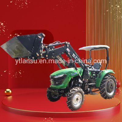 Tractor Loader Hot Sale Factory 4X4 Mini Small Tractor with Front End Loader Backhoe Loader for Sale