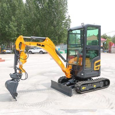 1.8 Ton Mini Hydraulic Crawler Excavator with 0.045cbm Bucket