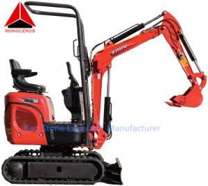 Rhinoceros Xn10-8 New Hot Sale Hydraulic Transmission Mini Crawler Compact Excavator