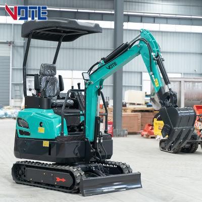 Excavators for Ton Sale 1.7 T 1.0 Ton 2 Ton Machine with CE Us Mini Digger