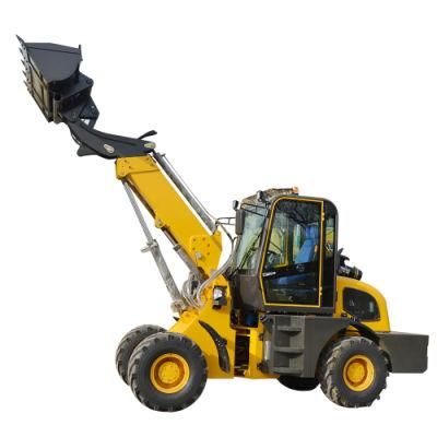 Manufacturer 4X4 Mini Telehandler Cheap Hydraulic Small 1.5 Ton Telescopic Boom Wheel Front Loader with EPA4 Euro5 for Farm Garden Construction