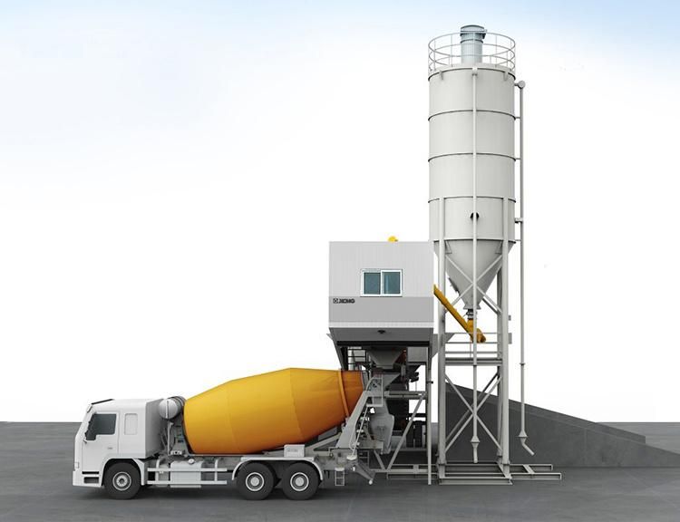 XCMG Official Cement Mixing/Mixer Plant Hzs75ky 75m3/H Small Mobile Concrete Batching Plant for Sale