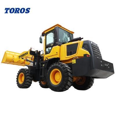 Toros Manufacturer Earth-Moving Machinery Front End Diesel Mini Wheel Loaders